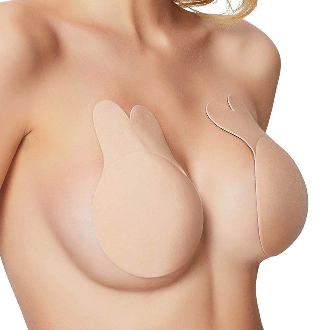Bralux™ Seamless Fabric Adhesive Breast Lifts - Beige